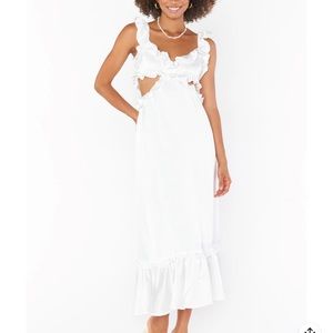 Show Me Your MuMu Lane Midi Dress Large